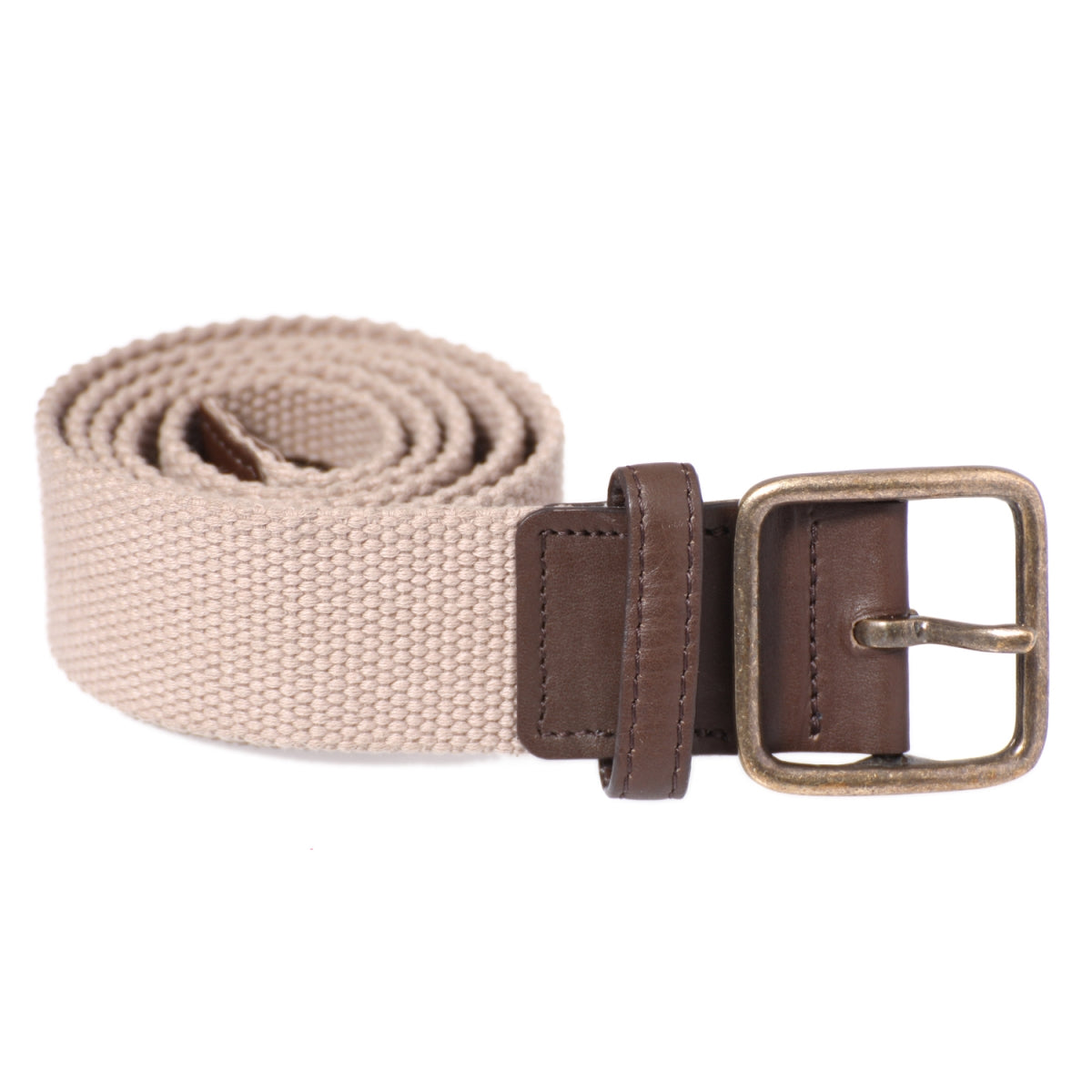 TZARO Canvas Genuine Leather Belt - IQPRSFBLT008