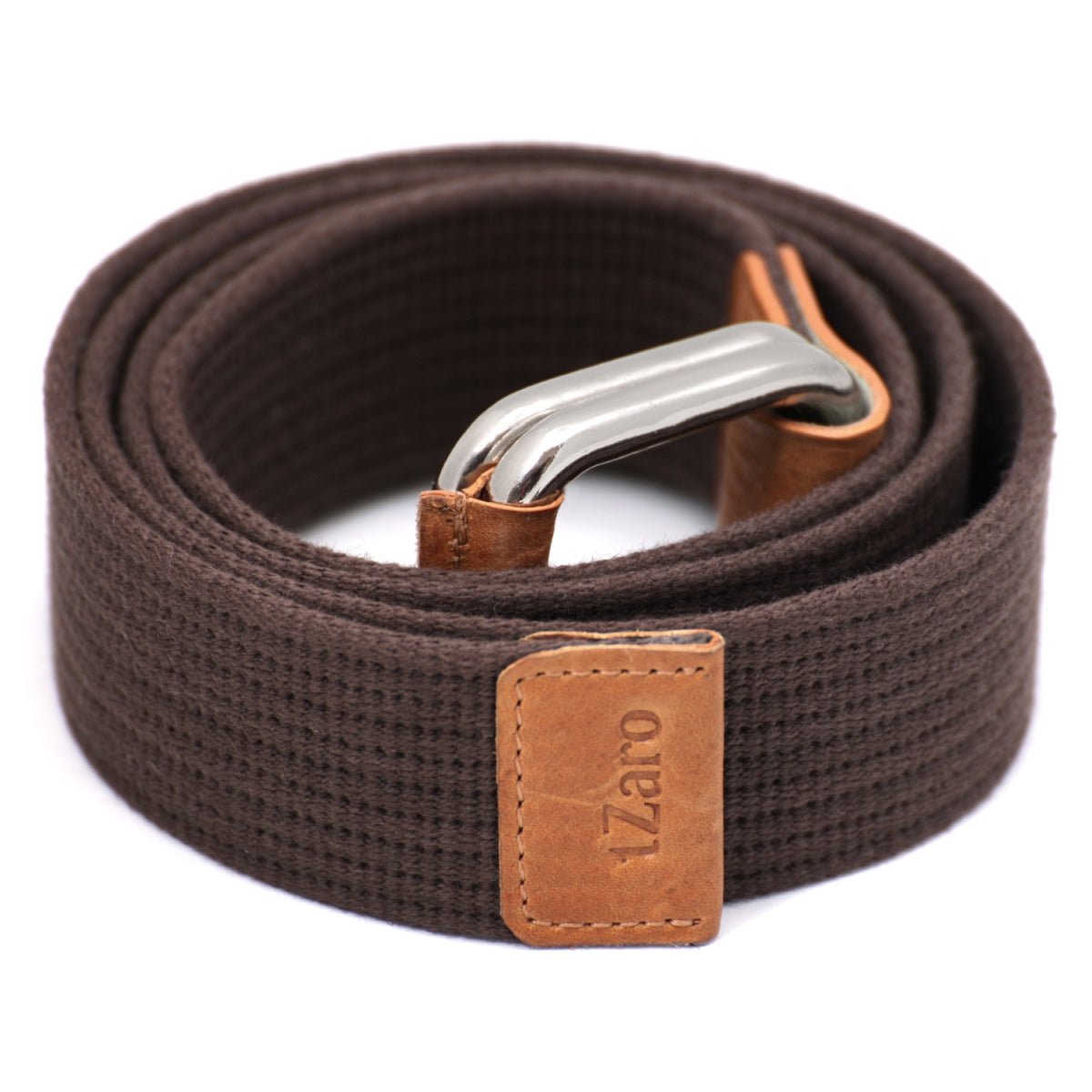 TZARO Canvas Genuine Leather Belt - IQPRSFBLT036