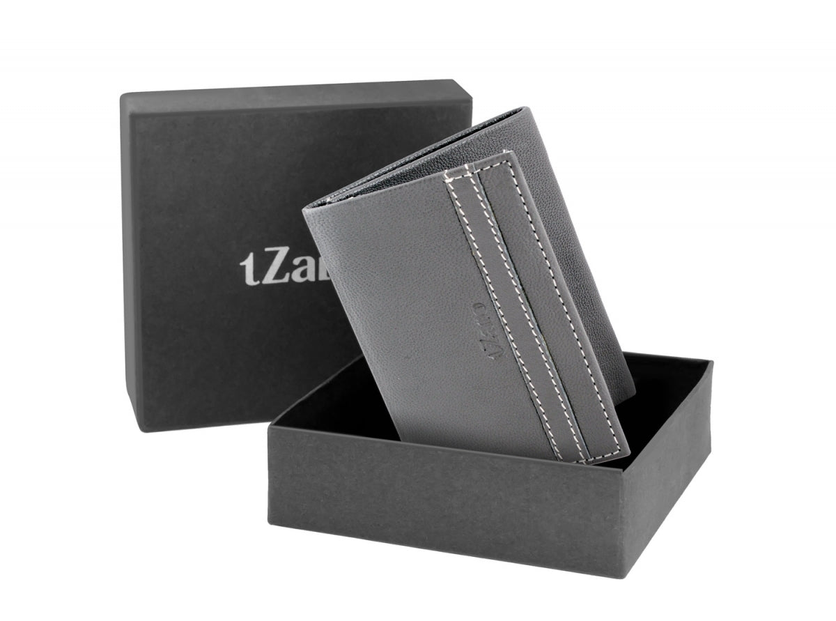 TZARO Genuine Leather Wallet: IQPRSLTHR005