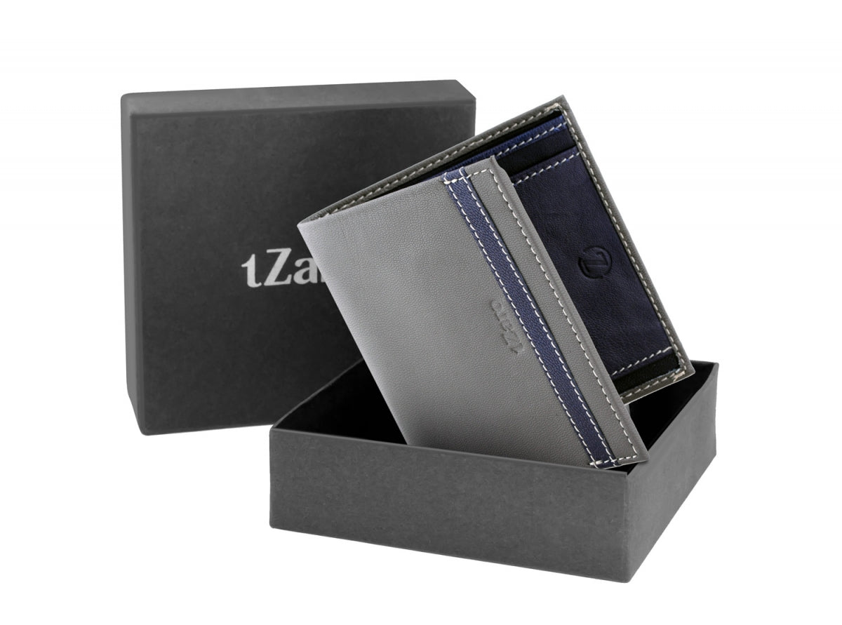 TZARO Genuine Leather Wallet: IQPRSLTHR011