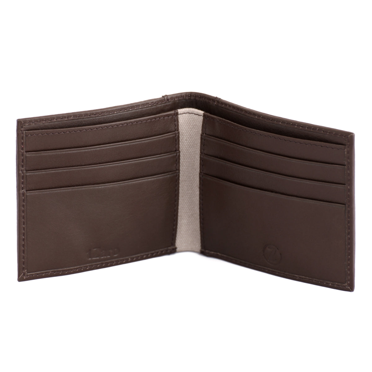 TZARO Canvas Genuine Leather Wallet: IQPRSLTHR035