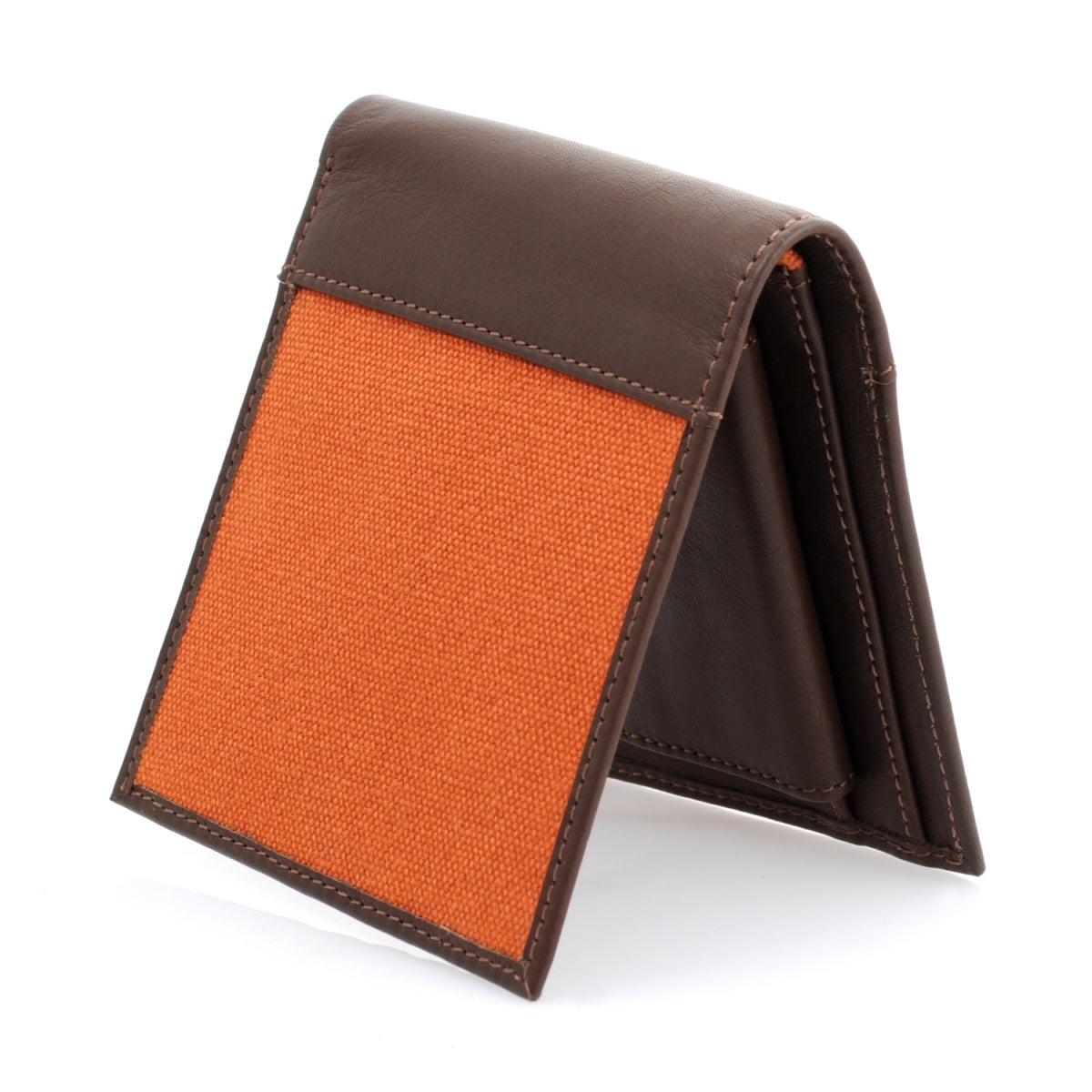 TZARO Canvas Genuine Leather Wallet: IQPRSLTHR045
