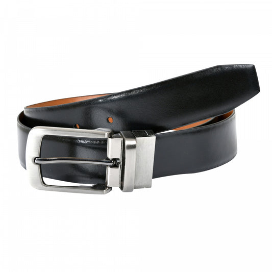 Italian Genuine Leather  Reversible Belt (Texture Finish) - IQZPRLTH50RV