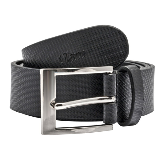 Black, Formal  Pure Leather Belt  - IQZPRLTHBL29
