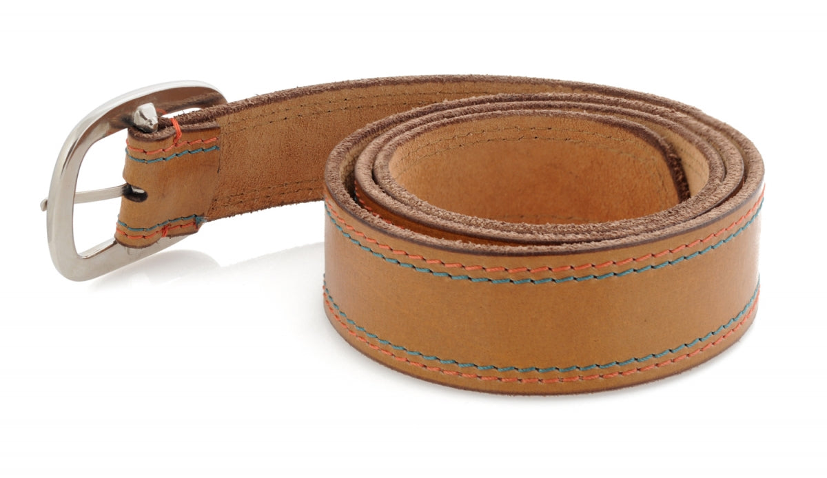 TZARO Light Tan Colored Genuine Leather Belt - IQZPRLTHBLT039