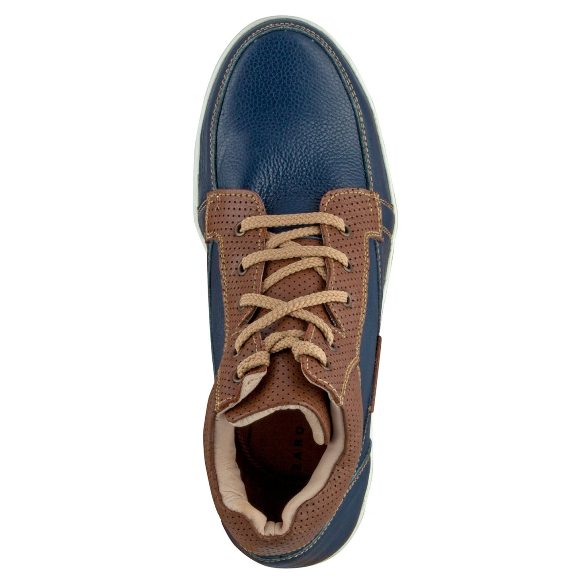 Pure Leather Mid Ankle Boots with Rubber Sole - Jhonson, JRDLIV403BLU