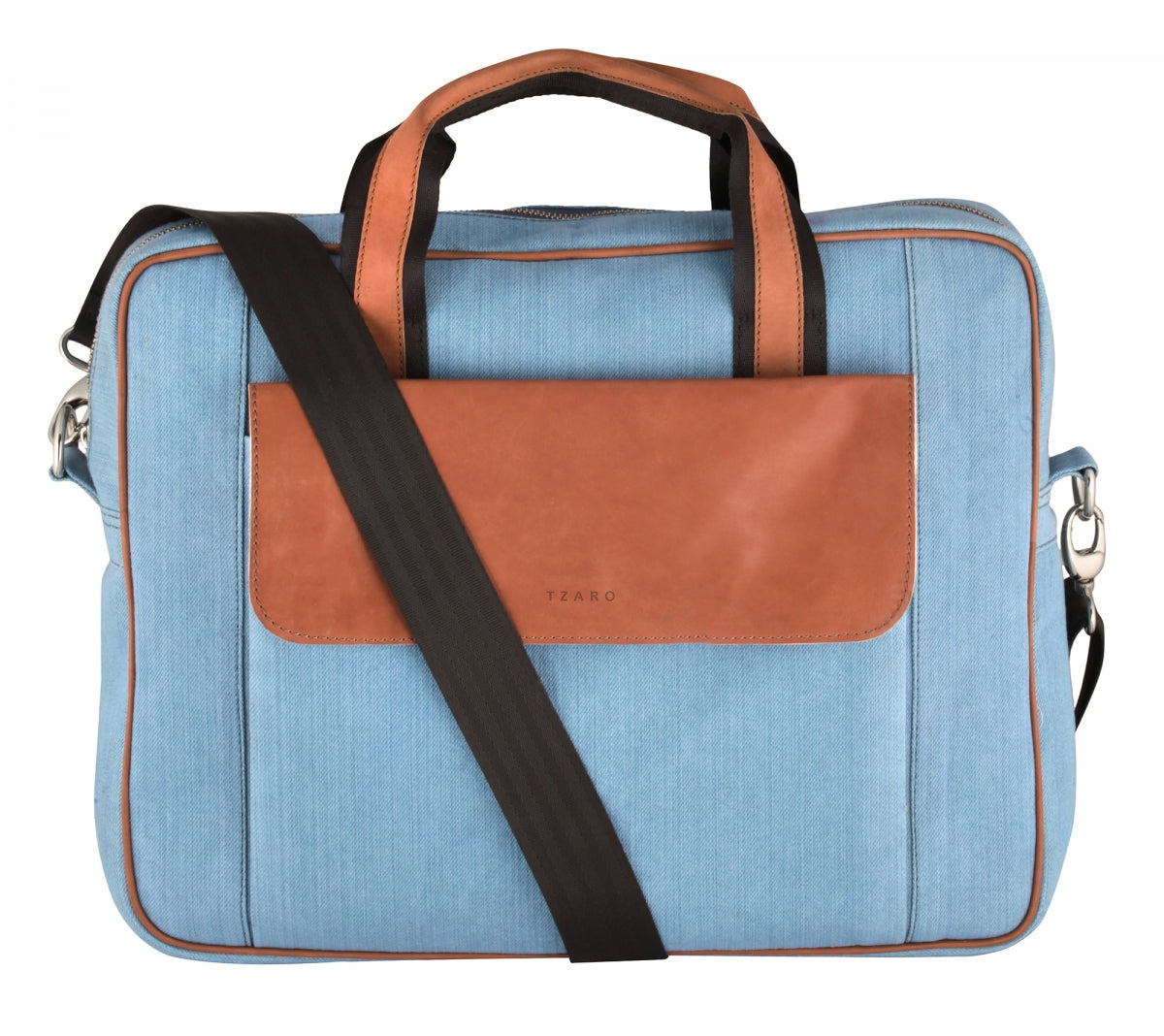 blue laptop bag
