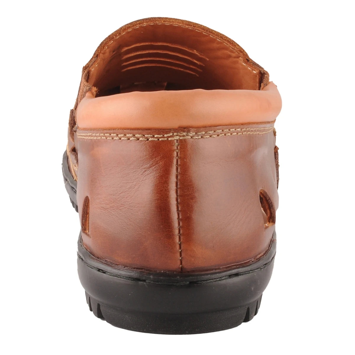Pure Leather Tan Colored Sandal with Powerful Grip - Kenya