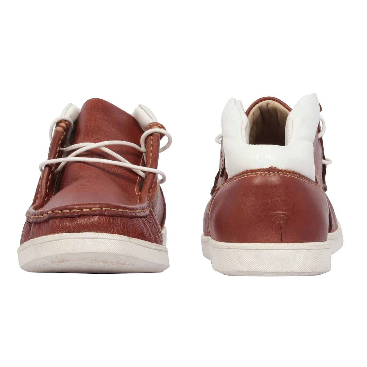 Pure Leather Low Ankle, Tan Boots with Rubber Sole - Bismark (Tan), LIV0502Tan
