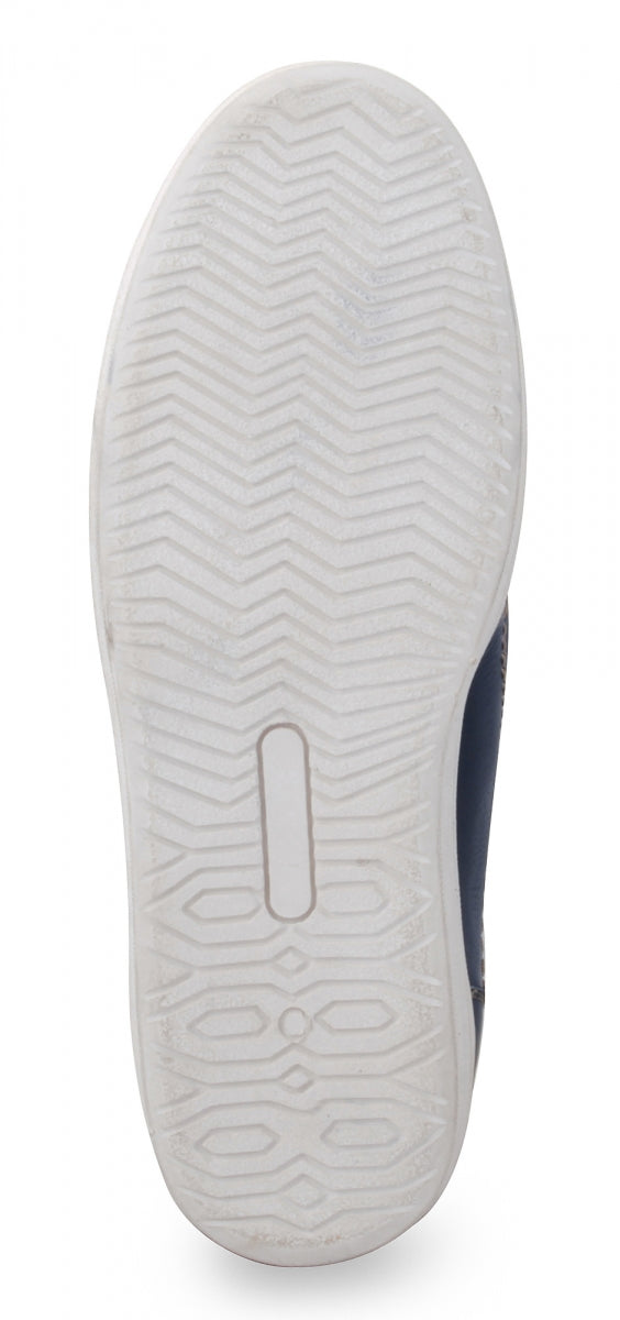 TZARO Genuine Leather Navy Blue Boots - Blue Bismark