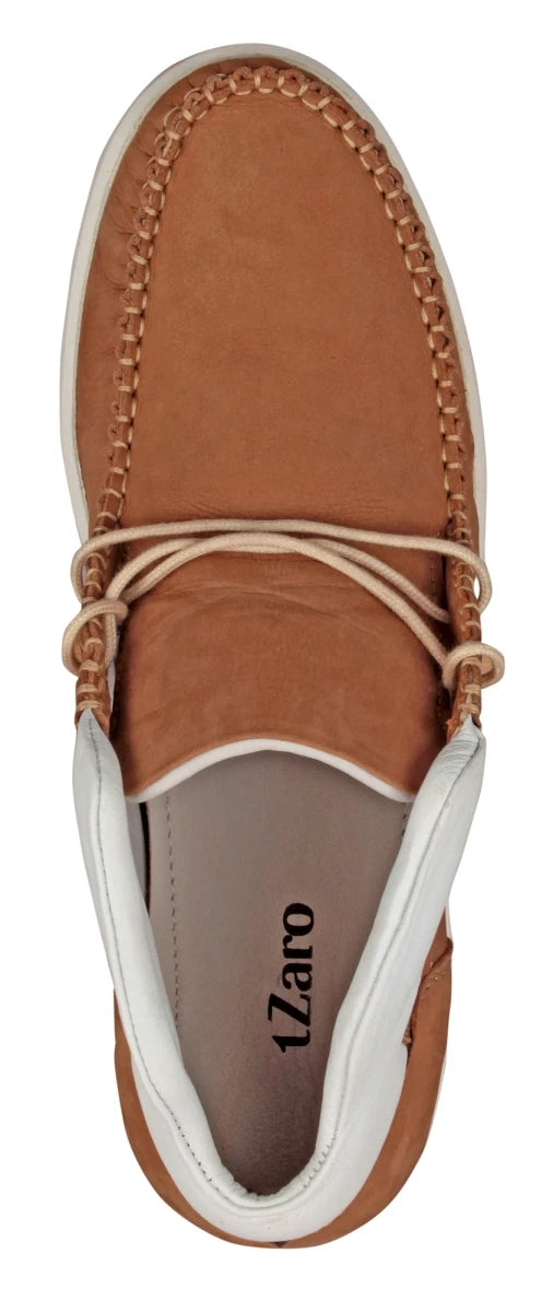 Pure Leather Low Ankle, Tan Boots with Rubber Sole - Bismark (Tan), LIV0505WHTN