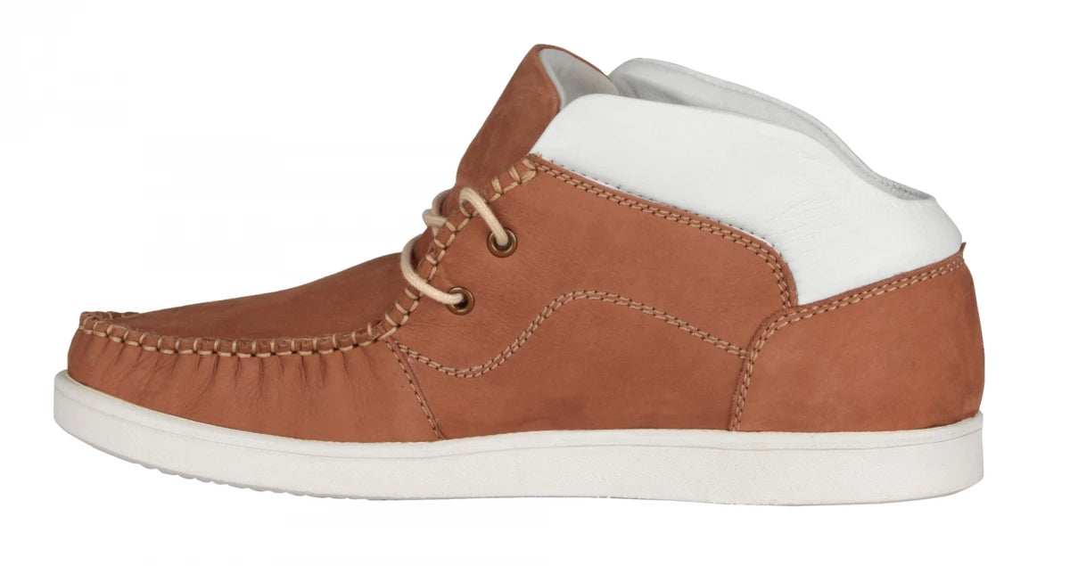 Pure Leather Low Ankle, Tan Boots with Rubber Sole - Bismark (Tan), LIV0505WHTN