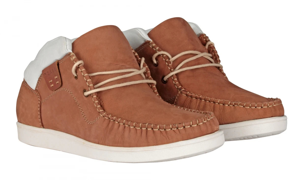 Pure Leather Low Ankle, Tan Boots with Rubber Sole - Bismark (Tan), LIV0505WHTN