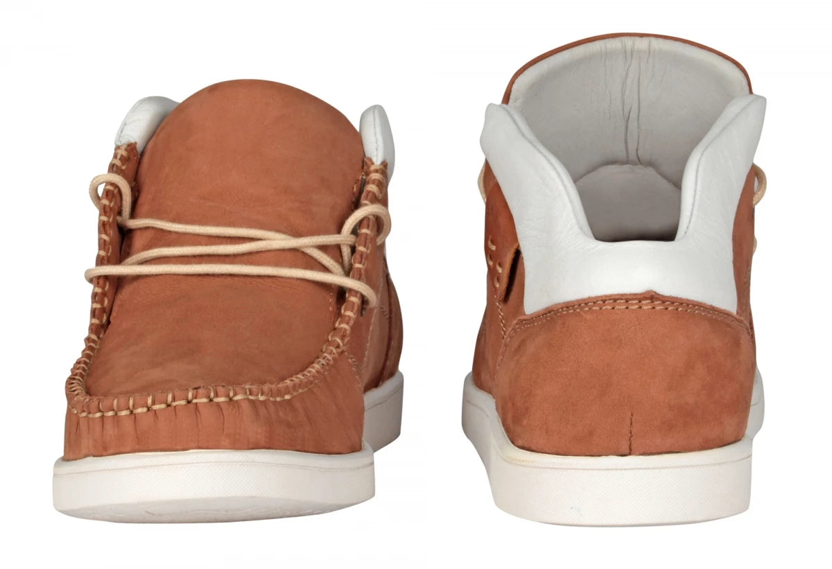 Pure Leather Low Ankle, Tan Boots with Rubber Sole - Bismark (Tan), LIV0505WHTN