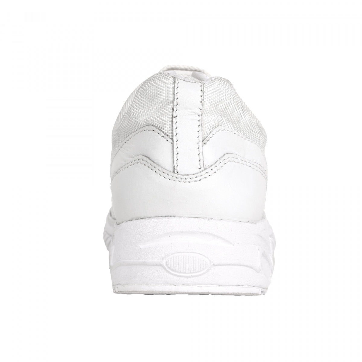 TZARO White Running Shoe with Leather & Powerful Cushioning - MarathonJCO