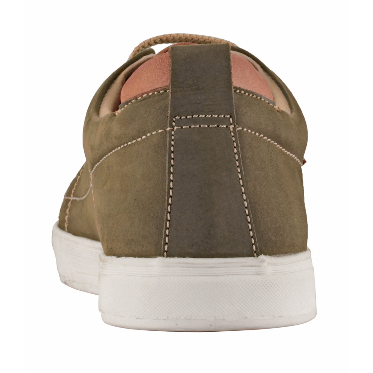 TZARO Olive and Tan Color Leather Shoes - Optimus, OPT303OLVTAN