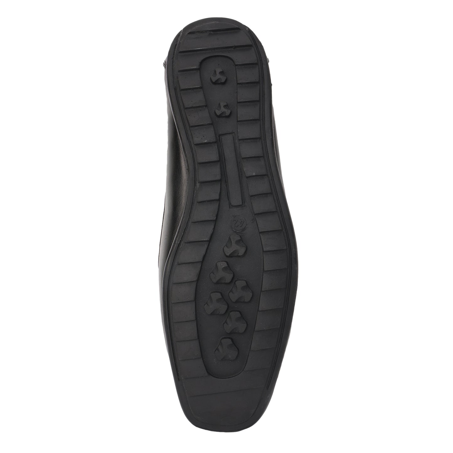 Pure Leather Black Moccasin with Powerful Grip – Osaka, OSAKA901