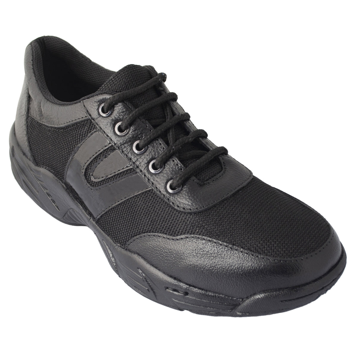 High Performance Black Sports Shoes for Armed Personal – Milkha, PTB02RUN