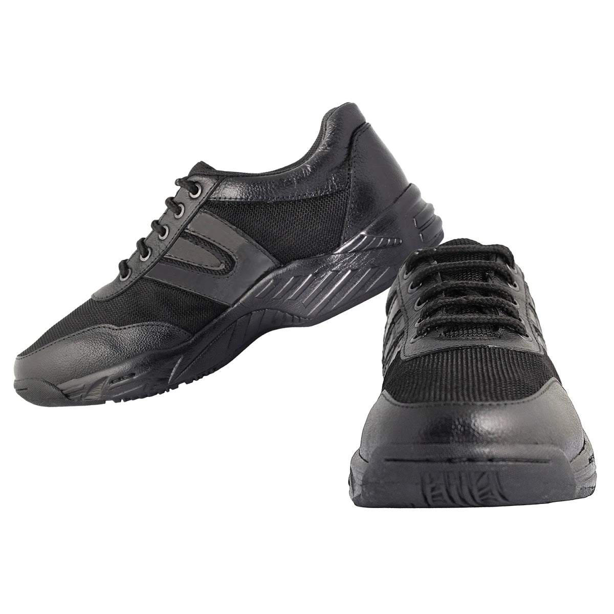High Performance Black Sports Shoes for Armed Personal – Milkha, PTB02RUN