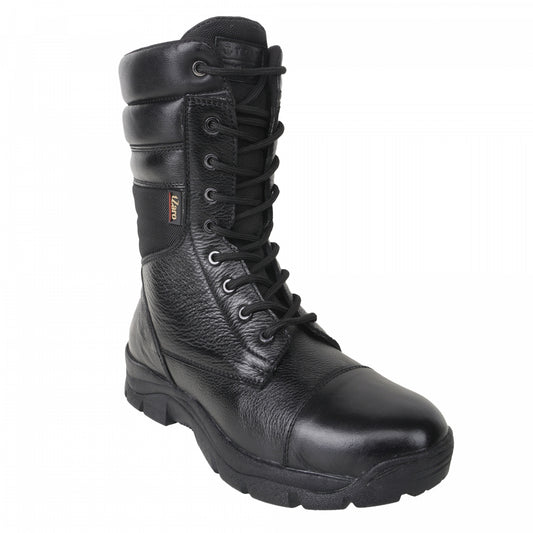 TZARO Pure Leather Black Tactical Boots Designed for Naval Personale – Pearl