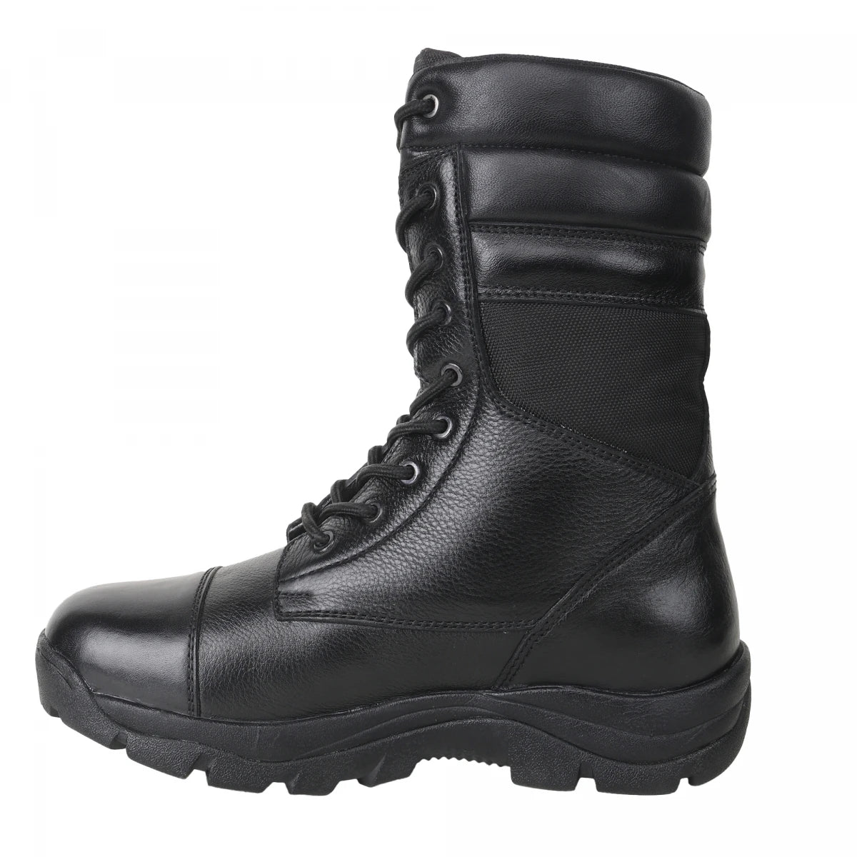 TZARO Pure Leather Black Tactical Boots Designed for Naval Personale – Pearl