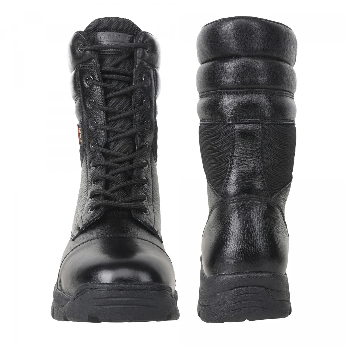 TZARO Pure Leather Black Tactical Boots Designed for Naval Personale – Pearl