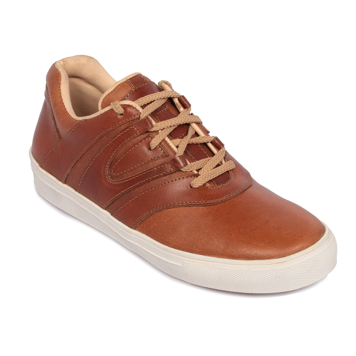 tan leather sneakers for men