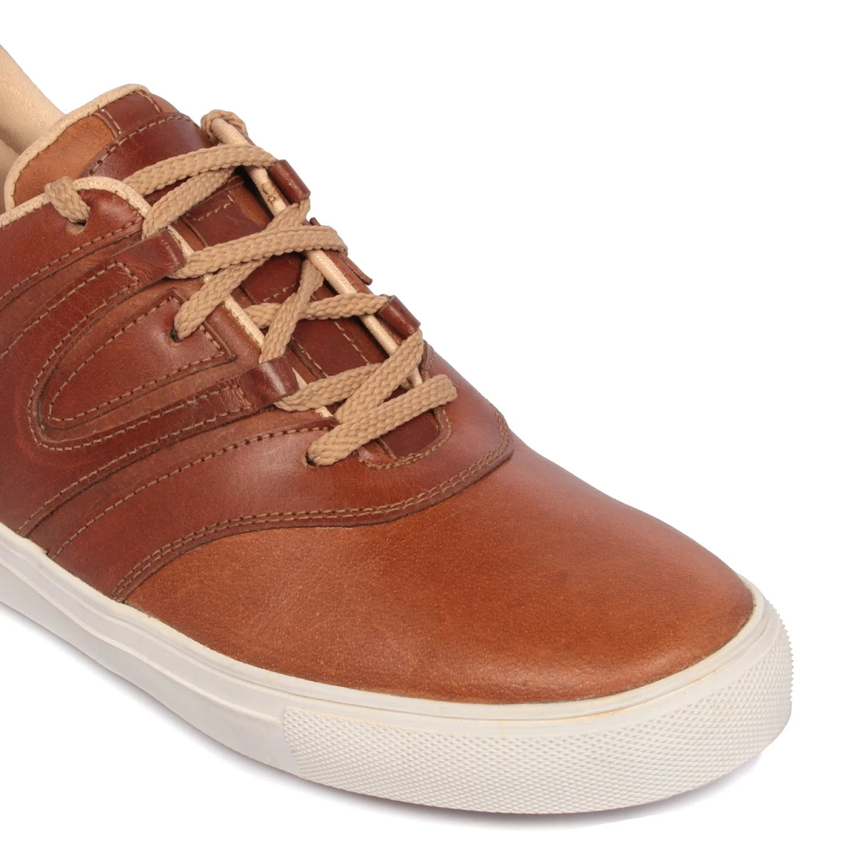 Pure Leather Tan Sneaker - Atlas, RAM910BLCTAN