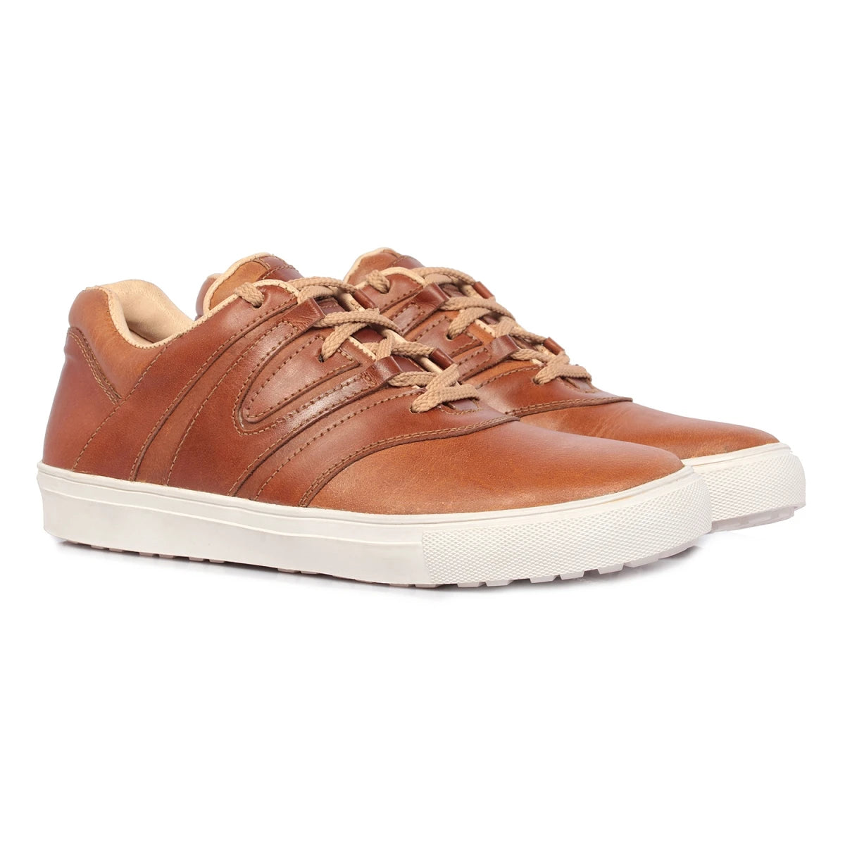 Pure Leather Tan Sneaker - Atlas, RAM910BLCTAN