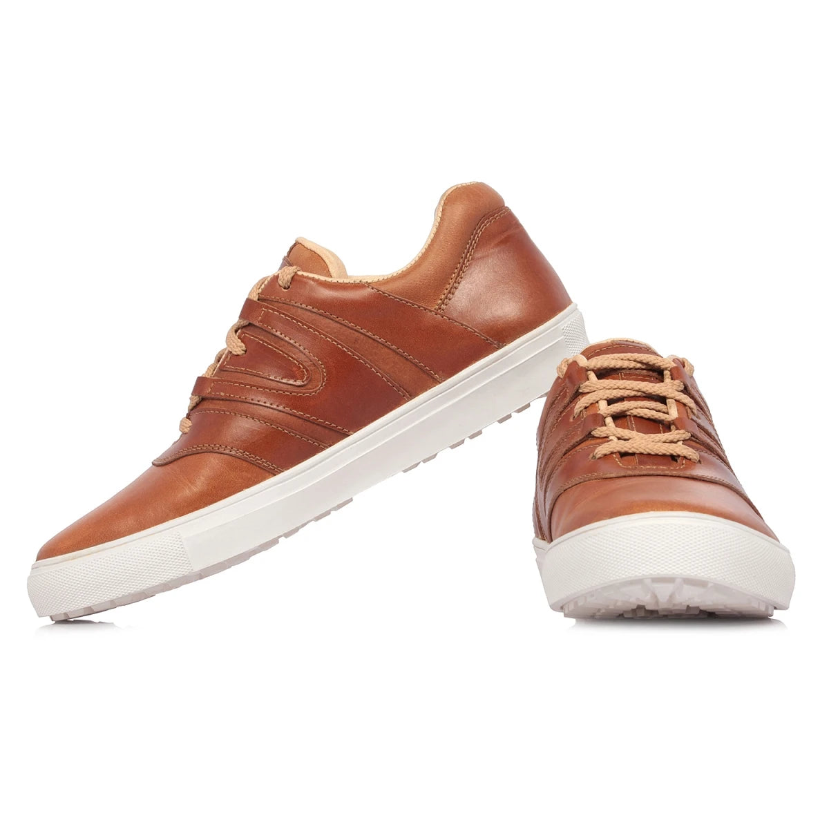 Pure Leather Tan Sneaker - Atlas, RAM910BLCTAN