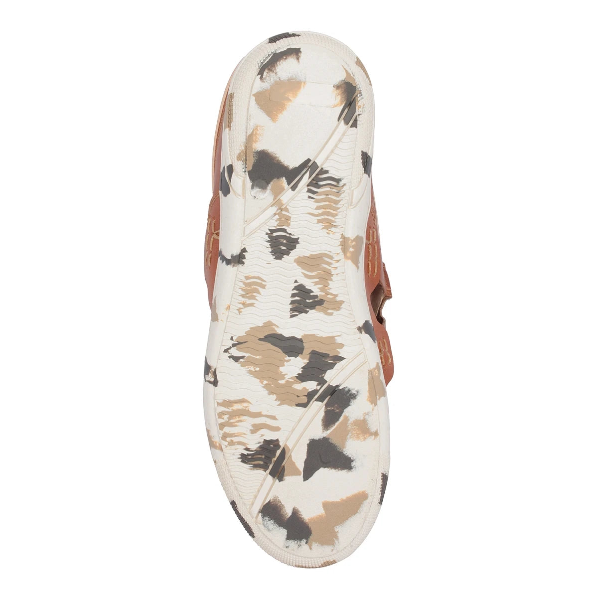 Pure Leather Mule, with Rubber Sole - Hector (Camo-Tan), RON419CMTAN
