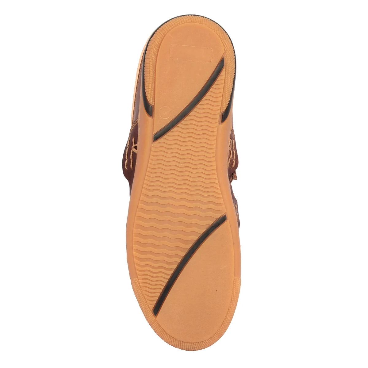 Pure Leather Mule, with Rubber Sole - Hector(Dark-tan), RON421TAN