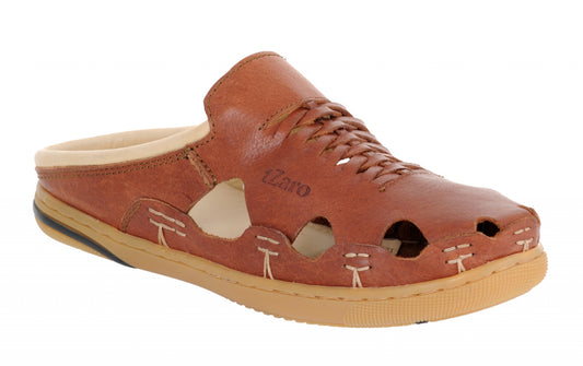 Tan Genuine Leather Slipper for Men Online
