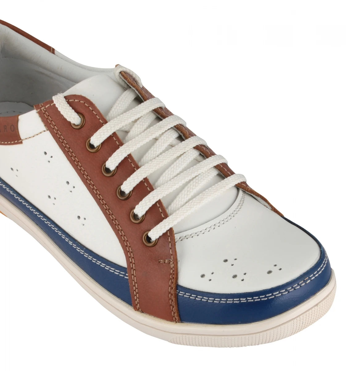 Pure Leather White Sneakers - Moscow, RONWH415PER