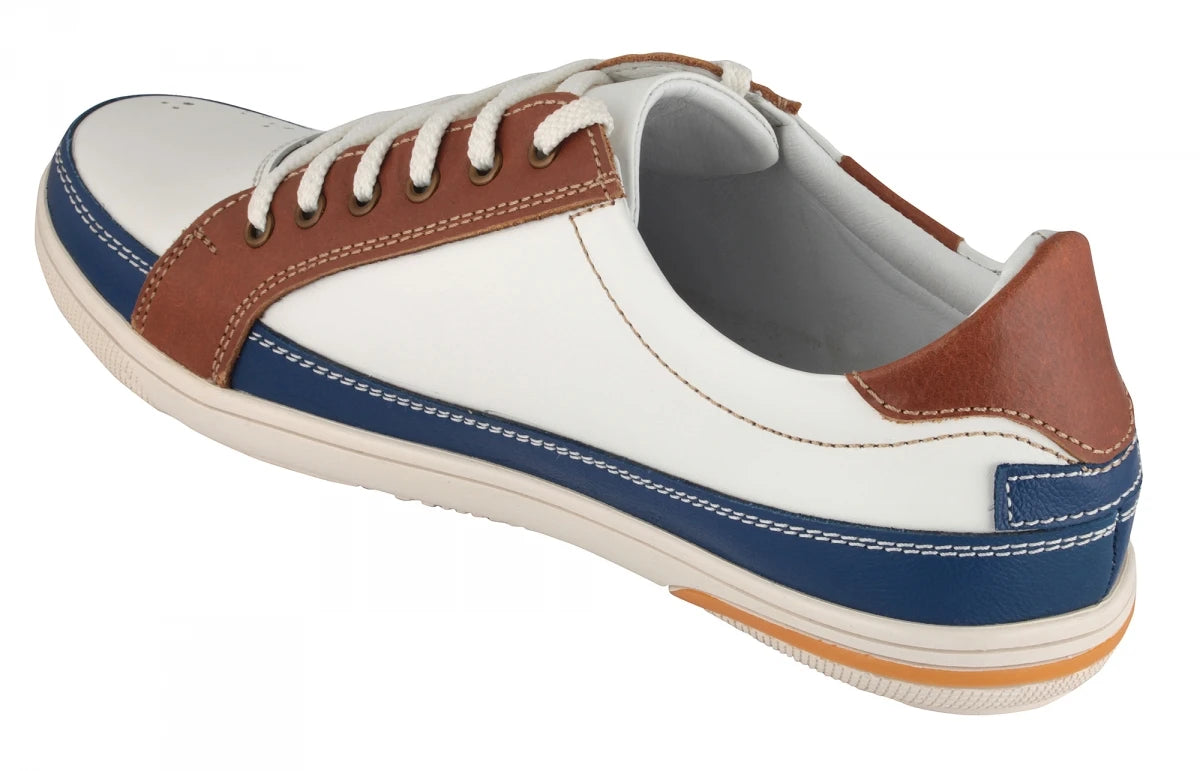 Pure Leather White Sneakers - Moscow, RONWH415PER