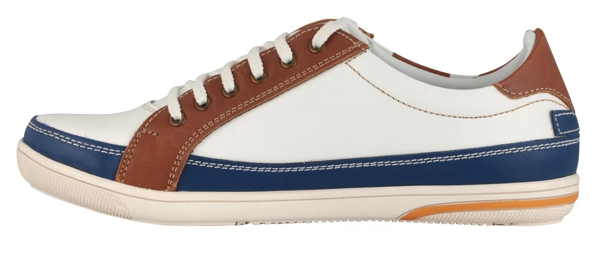 Pure Leather White Sneakers - Moscow, RONWH415PER
