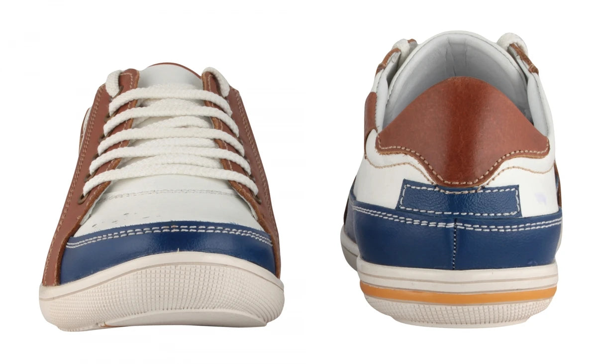 Pure Leather White Sneakers - Moscow, RONWH415PER