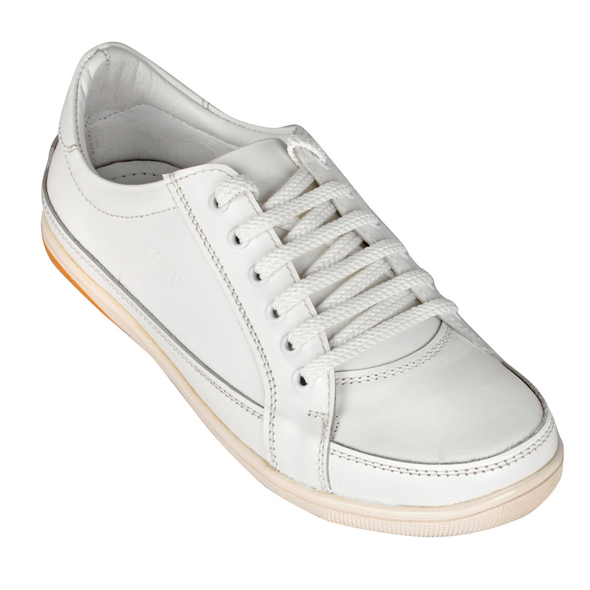 White Genuine Leather Shoes (Atlanta) for Men Online