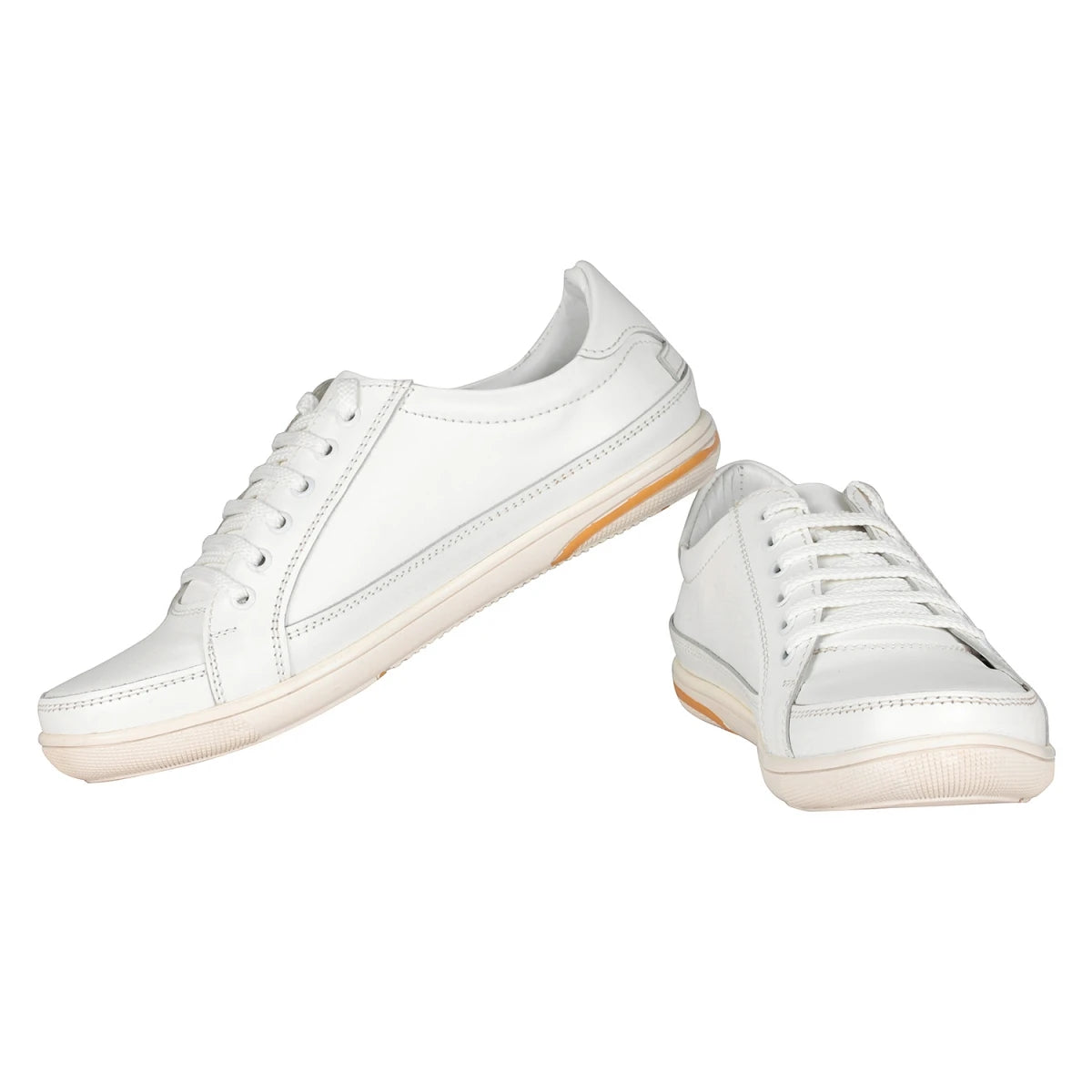 Pure Leather Classic White Sneakers - Atlanta, RONWH416SNW