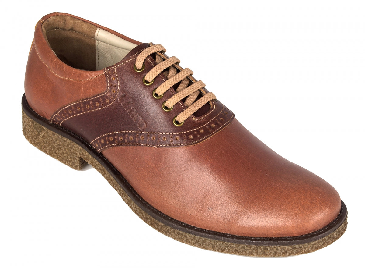 Tan Brown Genuine Leather Brogues Shoes for Men Online