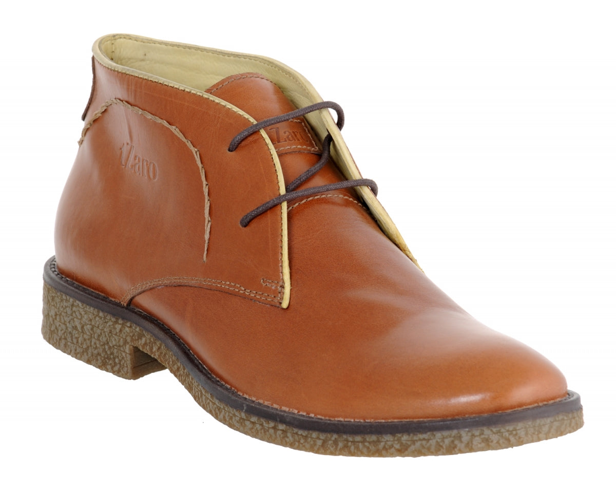 Tan Color Leather Ankle Boots Online