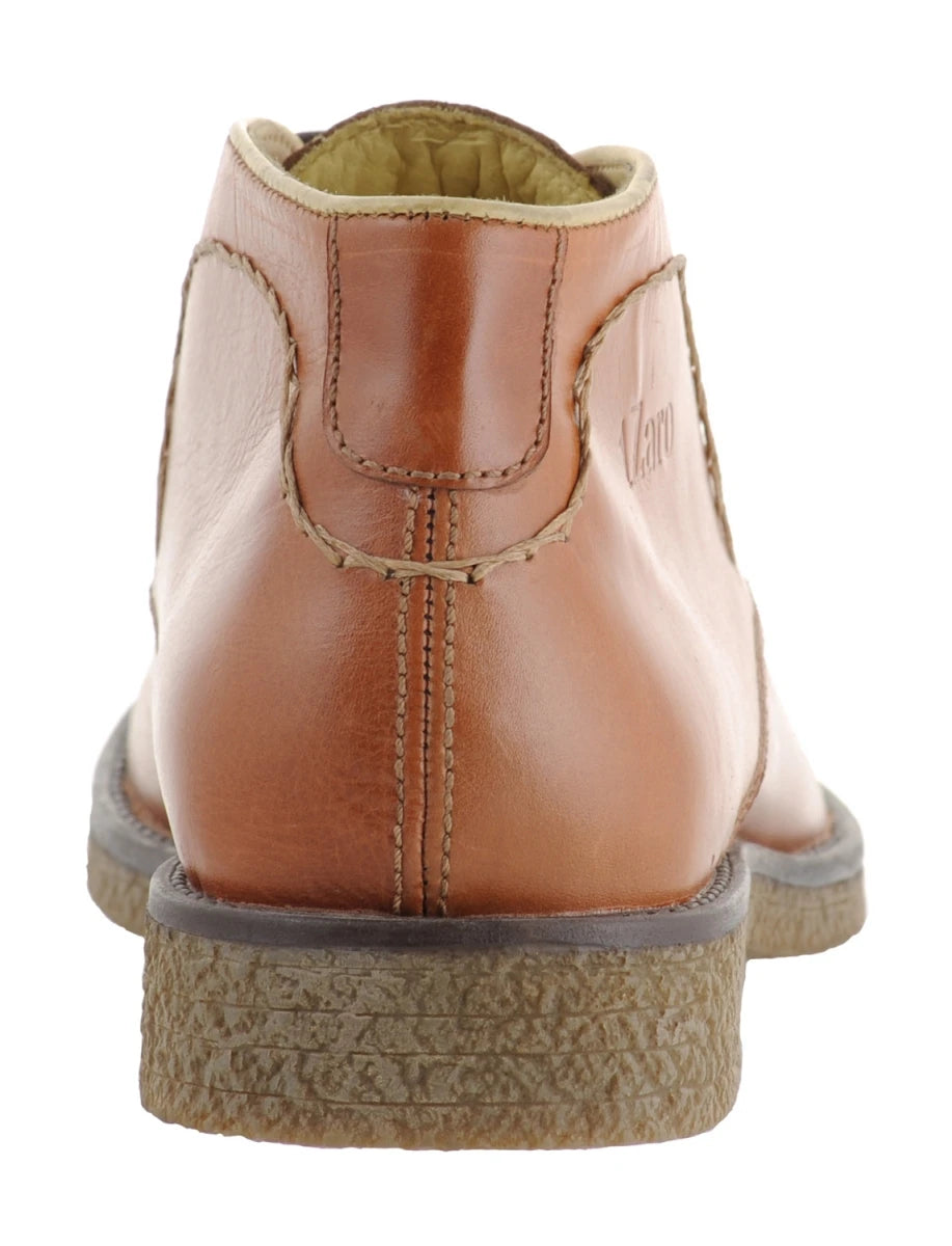 Pure Leather Tan Color Desert Boots - Sahara, SAHA3209TRCRNC
