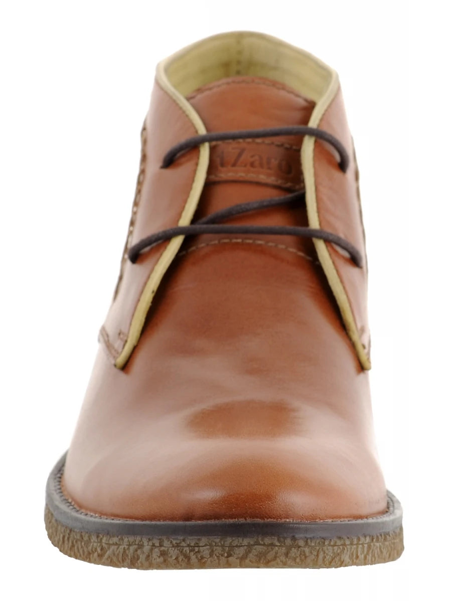 Pure Leather Tan Color Desert Boots - Sahara, SAHA3209TRCRNC
