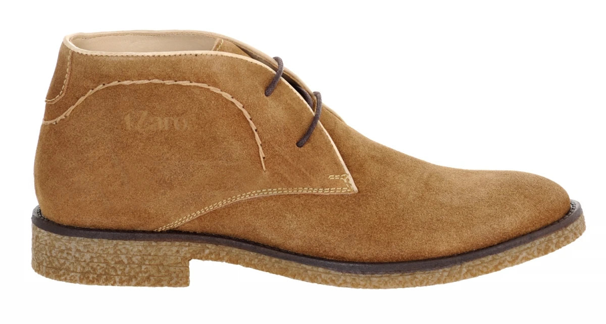 Pure Leather Tan Color Desert Boots - Sand Dune, SAHA3211SUDTAN