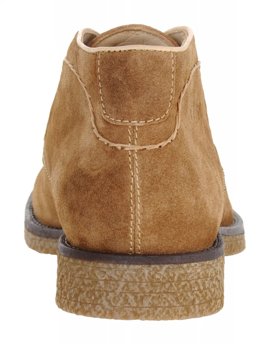 Pure Leather Tan Color Desert Boots - Sand Dune, SAHA3211SUDTAN