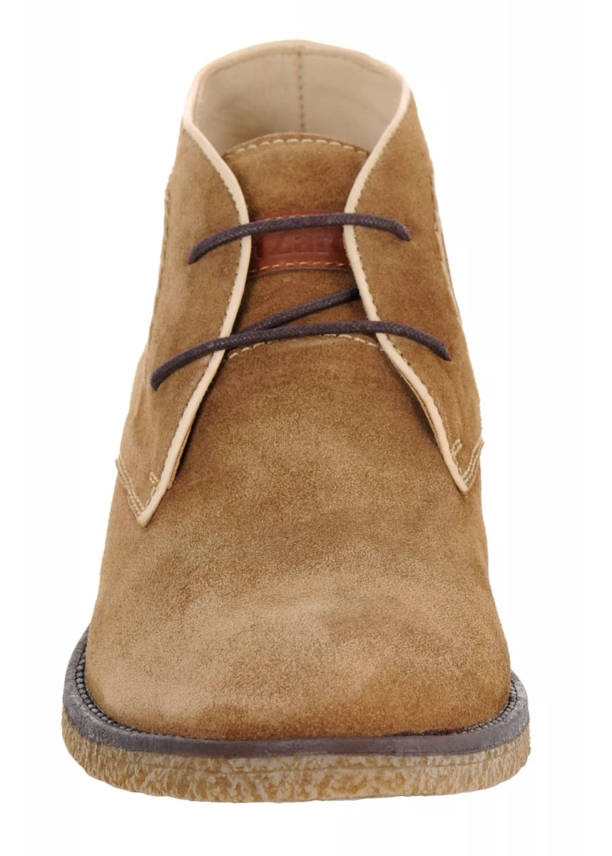 Pure Leather Tan Color Desert Boots - Sand Dune, SAHA3211SUDTAN