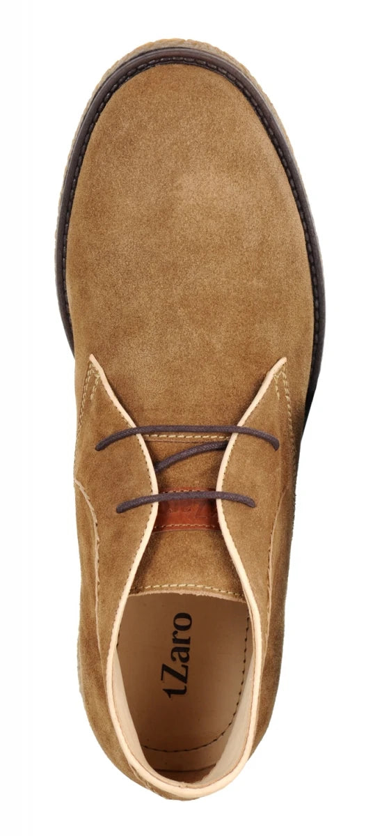 Pure Leather Tan Color Desert Boots - Sand Dune, SAHA3211SUDTAN