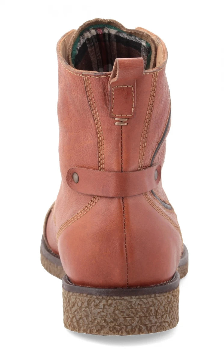 Pure Leather Brown Boots - Capone, SAHA3215TANCUR