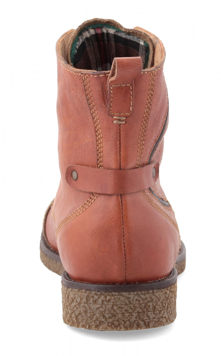 TZARO Genuine Leather Brown Boots - Capone, SAHA3215TANCUR