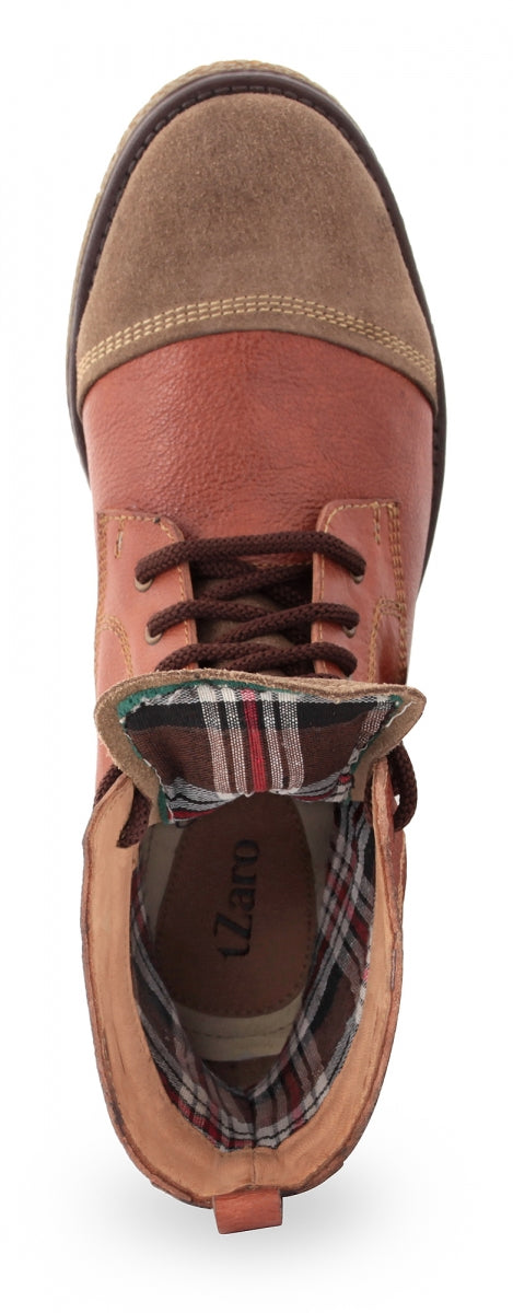 TZARO Genuine Leather Brown Boots - Capone, SAHA3215TANCUR